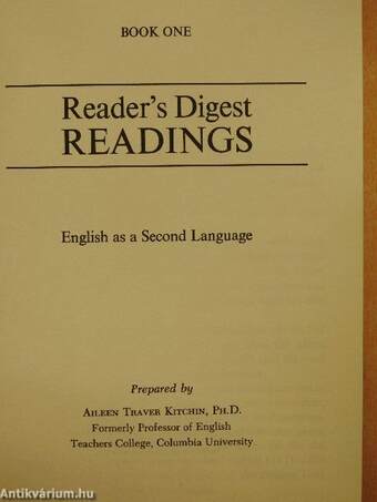 Englisch mit Reader's Digest 1-3/An International Reader's Dictionary/Reader's Digest Readings - 11 db kazettával