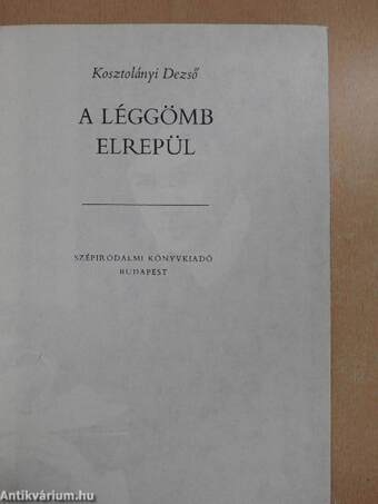 A léggömb elrepül