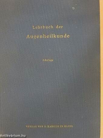 Lehrbuch der Augenheilkunde