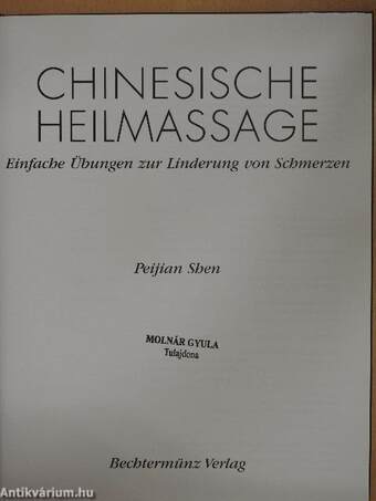 Chinesische Heilmassage