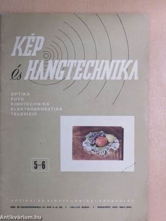 Kép- és hangtechnika 1957. november-december