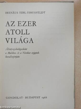 Az ezer atoll világa