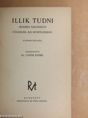 Illik tudni