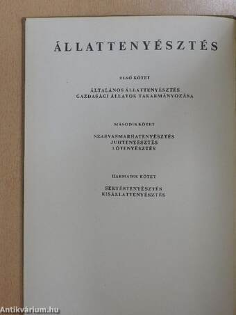 Állattenyésztés 1.