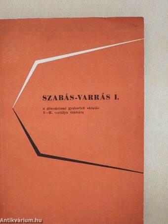 Szabás-varrás I.