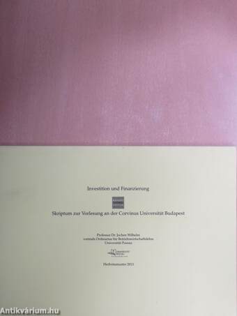 Investition und Finanzierung