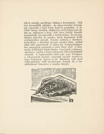 A rézmetszet (számozott példány)