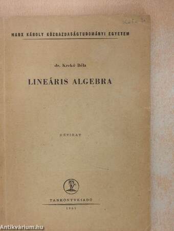 Lineáris algebra