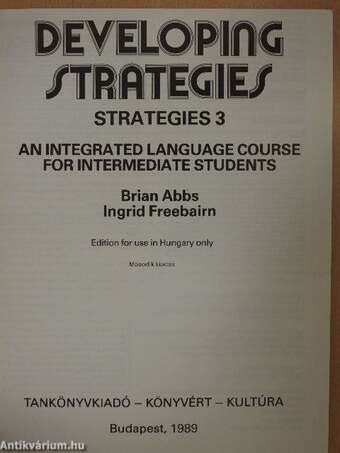 Developing Strategies - Students' Book/Workbook