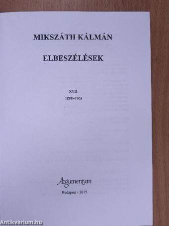 Elbeszélések XVII.