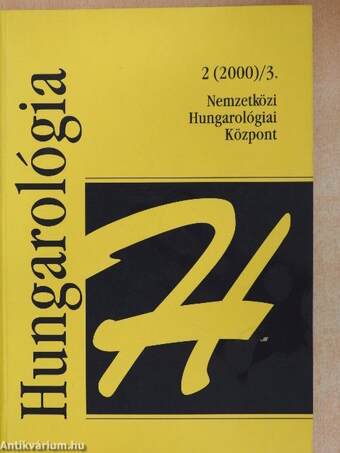 Hungarológia 2000/3.