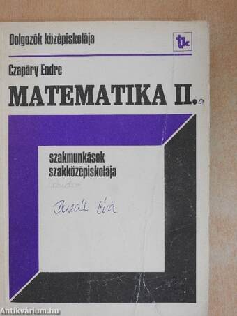 Matematika II.