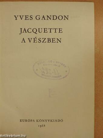 Jacquette a vészben