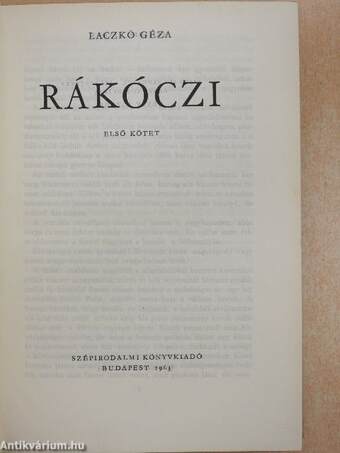 Rákóczi I-II.