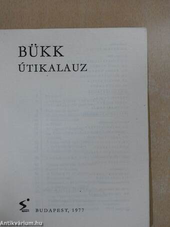 Bükk útikalauz