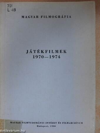 Játékfilmek 1970-1974