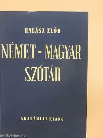 Német-magyar szótár