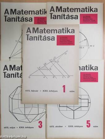 A matematika tanítása 1975. (nem teljes évfolyam)