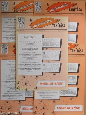 A matematika tanítása 1994/1-5.