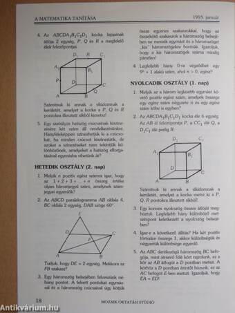 A matematika tanítása 1993/1-5.