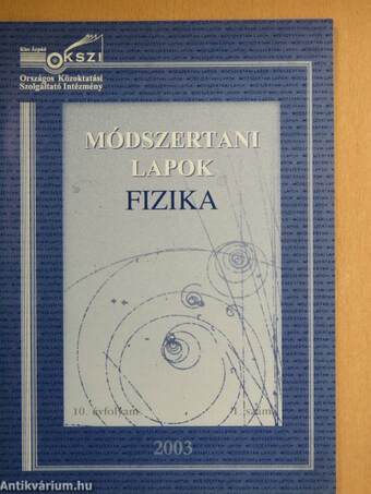 Módszertani lapok - Fizika 2003/1-4.