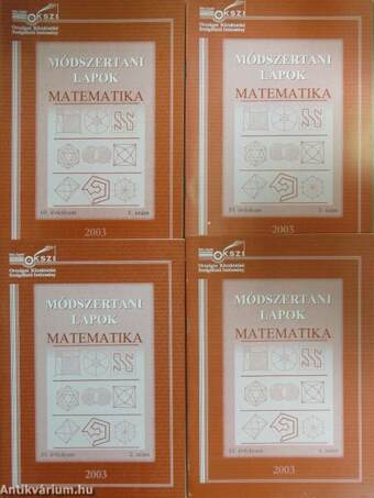 Módszertani lapok - Matematika 2003/1-4.