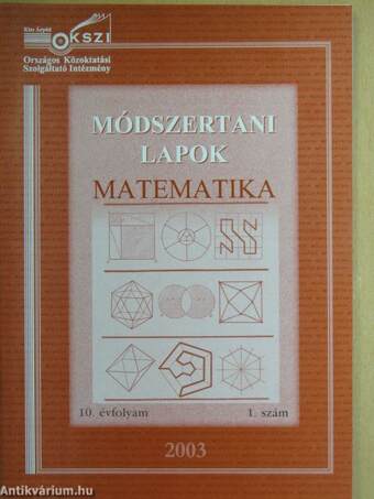 Módszertani lapok - Matematika 2003/1-4.