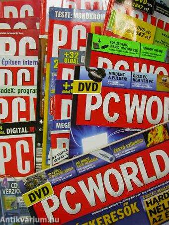 PC World 2002-2008. (vegyes számok) (17 db)