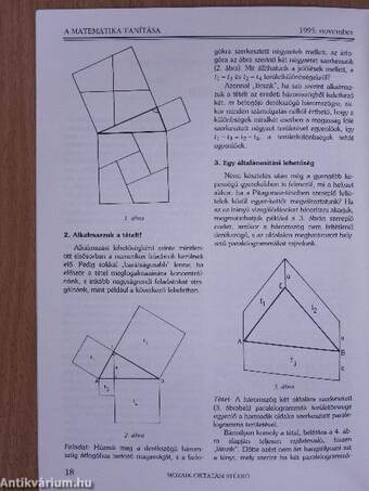 A matematika tanítása 1995/1-5.