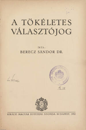 A tökéletes választójog