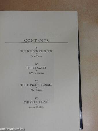 The Burden of Proof/Bitter Sweet/The Longest Tunnel/The Gold Coast