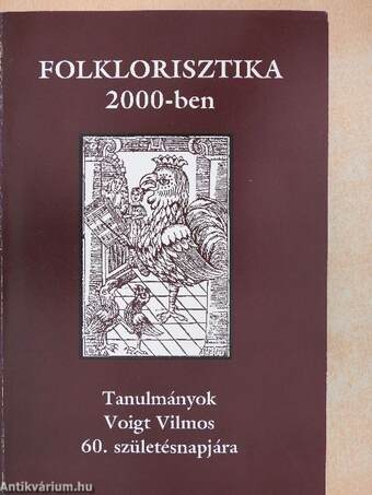 Folklorisztika 2000-ben I-II.