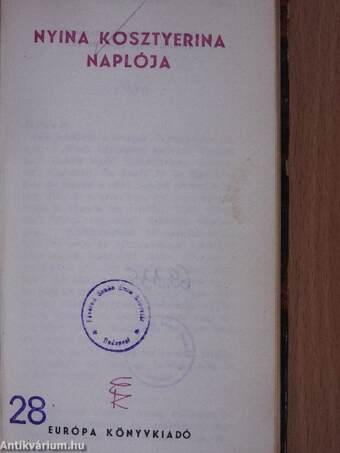 Nappali csillagok/Nyina Kosztyerina naplója/Ivan Gyenyiszovics egy napja