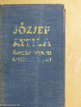 József Attila összes versei és műfordításai