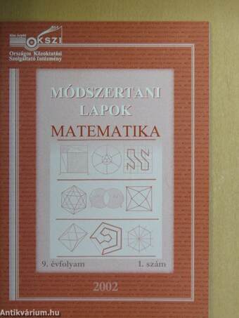 Módszertani lapok - Matematika 2002/1-4.