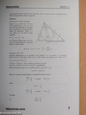 Módszertani lapok - Matematika 2002/1-4.