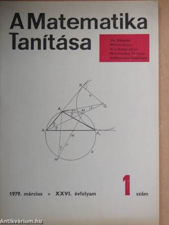 A matematika tanítása 1979/1-6.