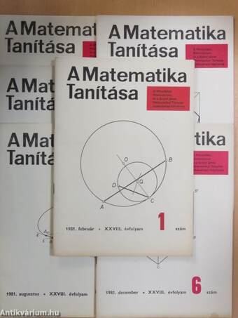 A matematika tanítása 1981/1-6.