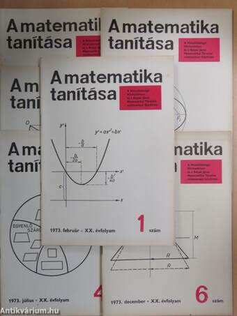 A matematika tanítása 1973/1-6.