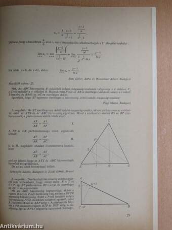 A matematika tanítása 1974/1-6.