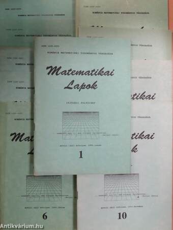 Matematikai lapok 1993/1-10.