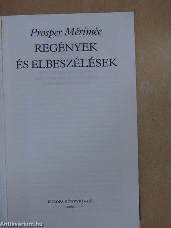 Regények és elbeszélések