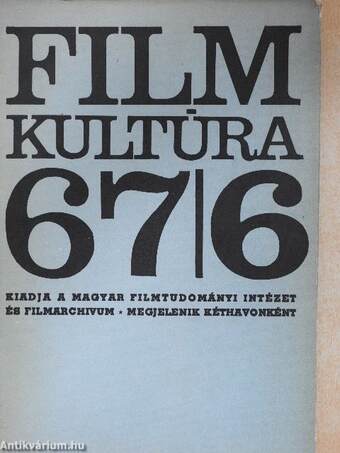 Filmkultúra 1967. november-december