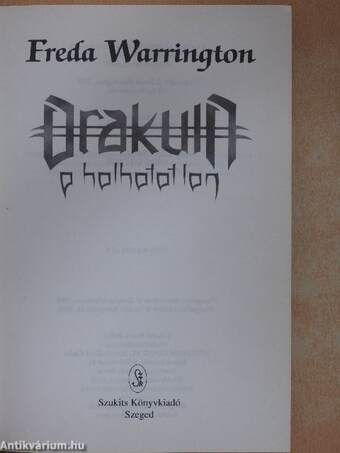 Drakula, a halhatatlan