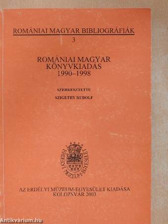Romániai Magyar Könyvkiadás 1990-1998