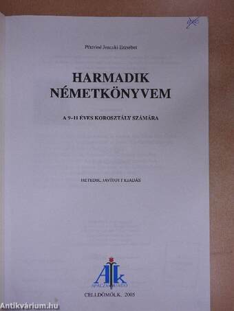 Harmadik németkönyvem