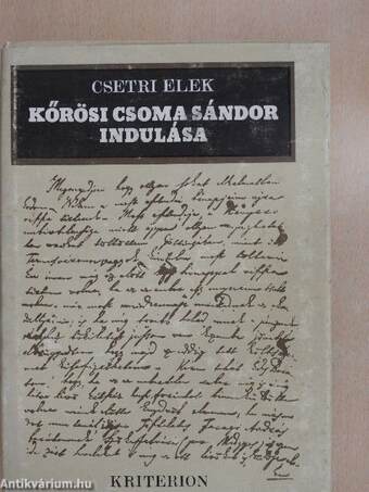 Kőrösi Csoma Sándor indulása