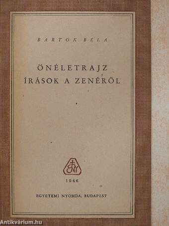 Önéletrajz - Írások a zenéről