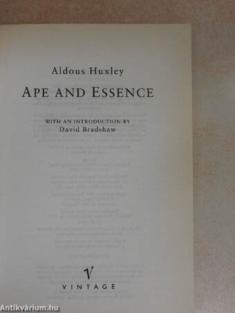 Ape and Essence