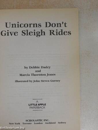 Unicorns Don't Give Sleigh Rides